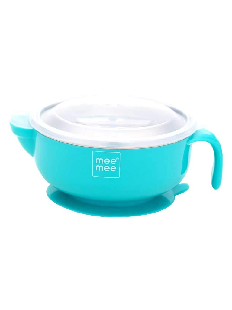 Mee Mee Air Tight Baby FeedinMee Mee Air Tight Baby Feeding Bowl (Food Remains Warm) - (Blue)g Bowl (Food Remains Warm) - (Blue)