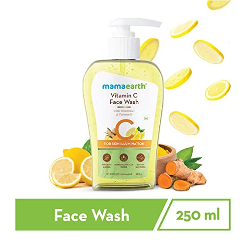 Mamaearth Vitamin C Face Wash with Vitamin C and Turmeric for Skin Illumination - 250ml