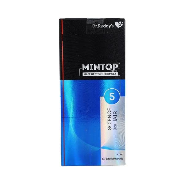Buy Online Mintop Forte 5 (Hair Restore Formula) - 60ml  at best prize in India