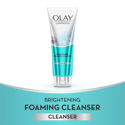 Olay Luminous Foaming Cleanser With Glycerin For All Skin Types - 100gm