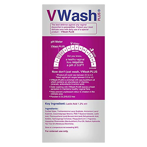 VWash Plus Expert Intimate Hygiene, 200ml, Hygiene Wash for Women, Vaginal Wash, Prevents Itching, Irritation & Dryness, Suitable For All Skin Types