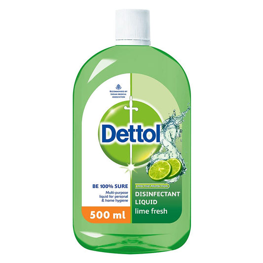 Dettol Disinfectant Liquid Lime Fresh - 500ML, Dettol Disinfectant Liquid Lime Fresh 