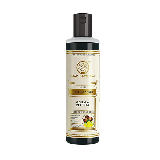 Khadi Natural Herbal Amla and Reetha Hair Cleanser - 210ml