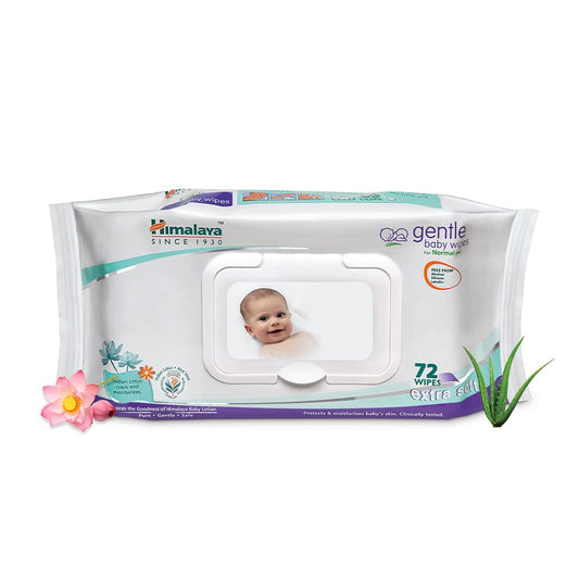 HIMALAYA Gentle Baby Wipes - (72 Wipes), HIMALAYA Gentle Baby Wipes 