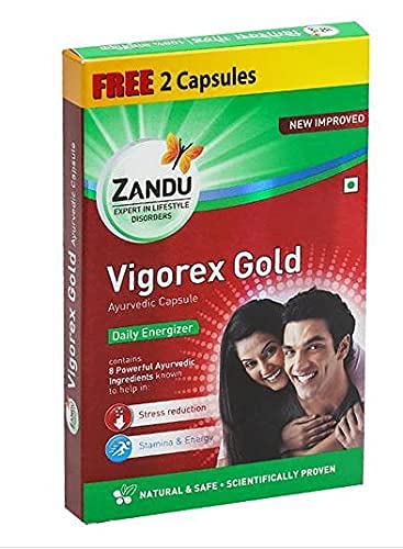 Dabur Vigorex Gold ayurvedic capsules - Pack of 12 Capsules