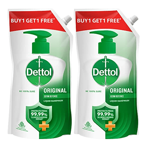 Dettol Original Liquid Handwash 750 ml (Buy 1 Get 1 Free),Dettol Original Liquid Handwash ,Detto Liquid Handwash 