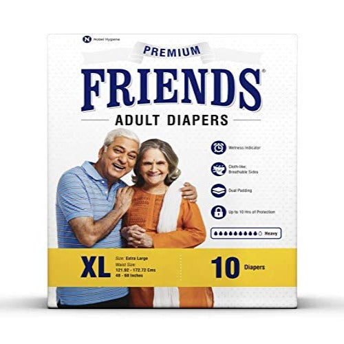 Friends Adult Diapers, 10 XL - 1 N, Friends Adult Diapers,Adult Diapers