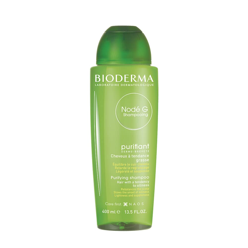 Bioderma Node G Purifying shampoo for hair with tendency to oiliness - 400ml,bioderma node g purifying shampoo benefits bioderma node g purifying shampoo for oily hair bioderma node g purifying shampoo how to use