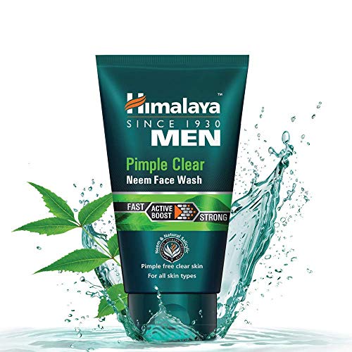 Himalaya Mens Pimple Clear Neem Facewash 100ML, Himalaya Mens Pimple Clear Neem Facewash 