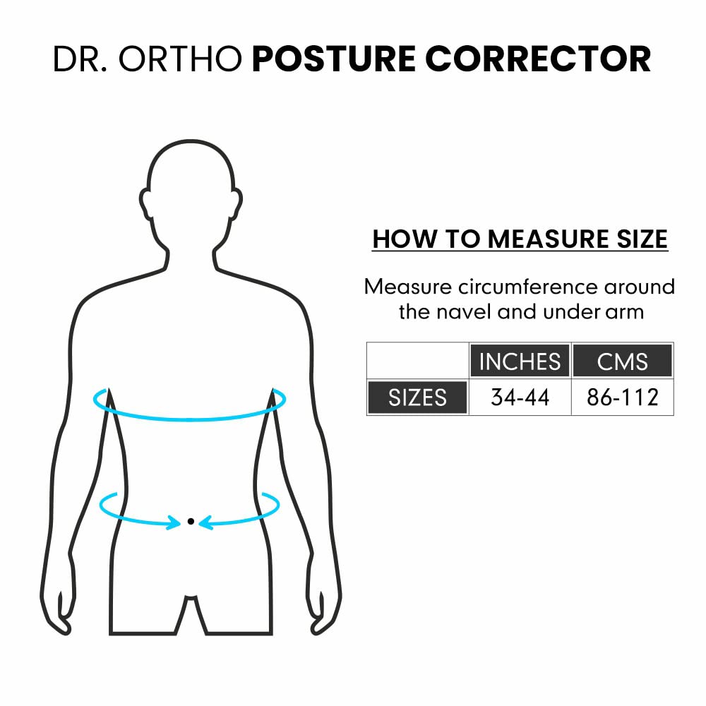 Dr. Ortho - Posture Corrector Belt for Back & Shoulder - For Men & Women
