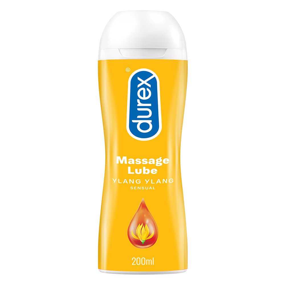 Durex Lube Ylang Ylang Sensual Massage and Lubricant Water based Gel for Men & Women (200ml), Durex Lube Ylang Ylang Sensual Massage and Lubricant Water based Gel for Men & Women,