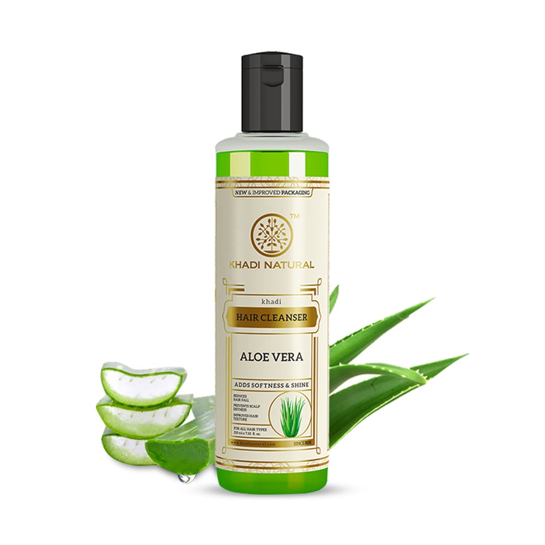 Khadi Natural Aloe Vera Hair Cleanser - 210ml