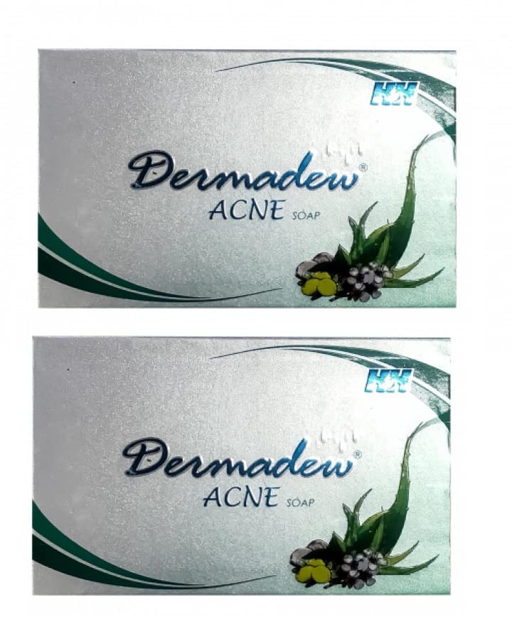 Dermadew Acne Soap (75gm each) - Pack of 2,Dermadew Acne Soap 