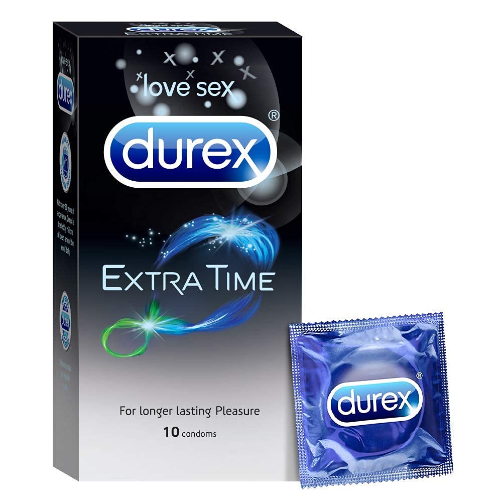 Durex Extra Time Condoms for Men - (10 Pieces), Durex Extra Time Condoms for Men, condoms