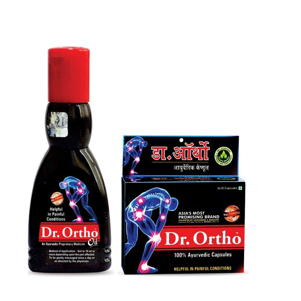 Dr Ortho - Combo of Pain Relief Oil 60ml & Capsules 30