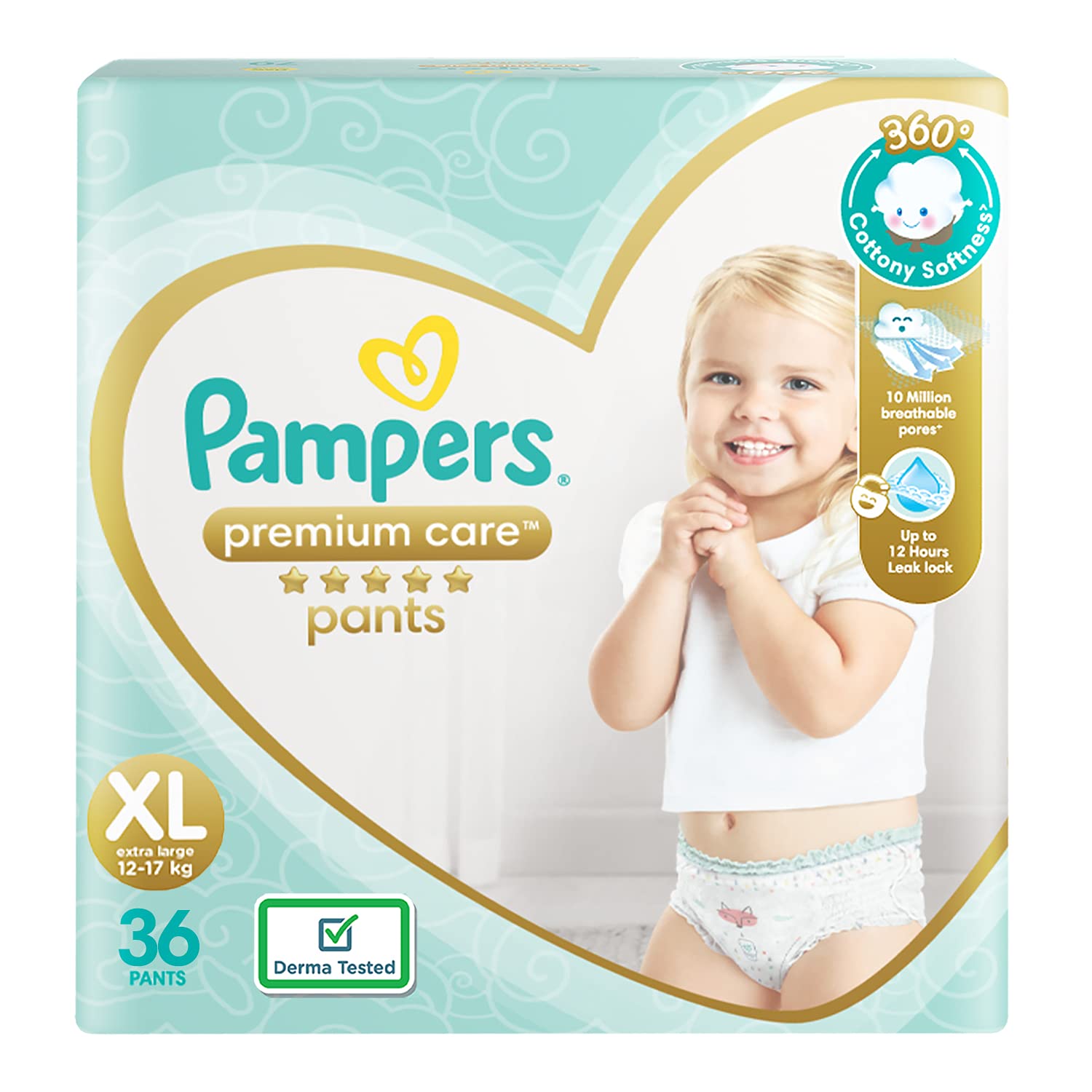 Pampers Premium Care Diaper Pants (XL) - (36 Pieces)
