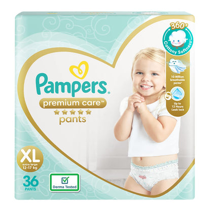 Pampers Premium Care Diaper Pants (XL) - (36 Pieces)
