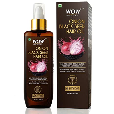 WOW Skin Science Onion Black Seed Hair Oil - 200ml Media 1 of 1