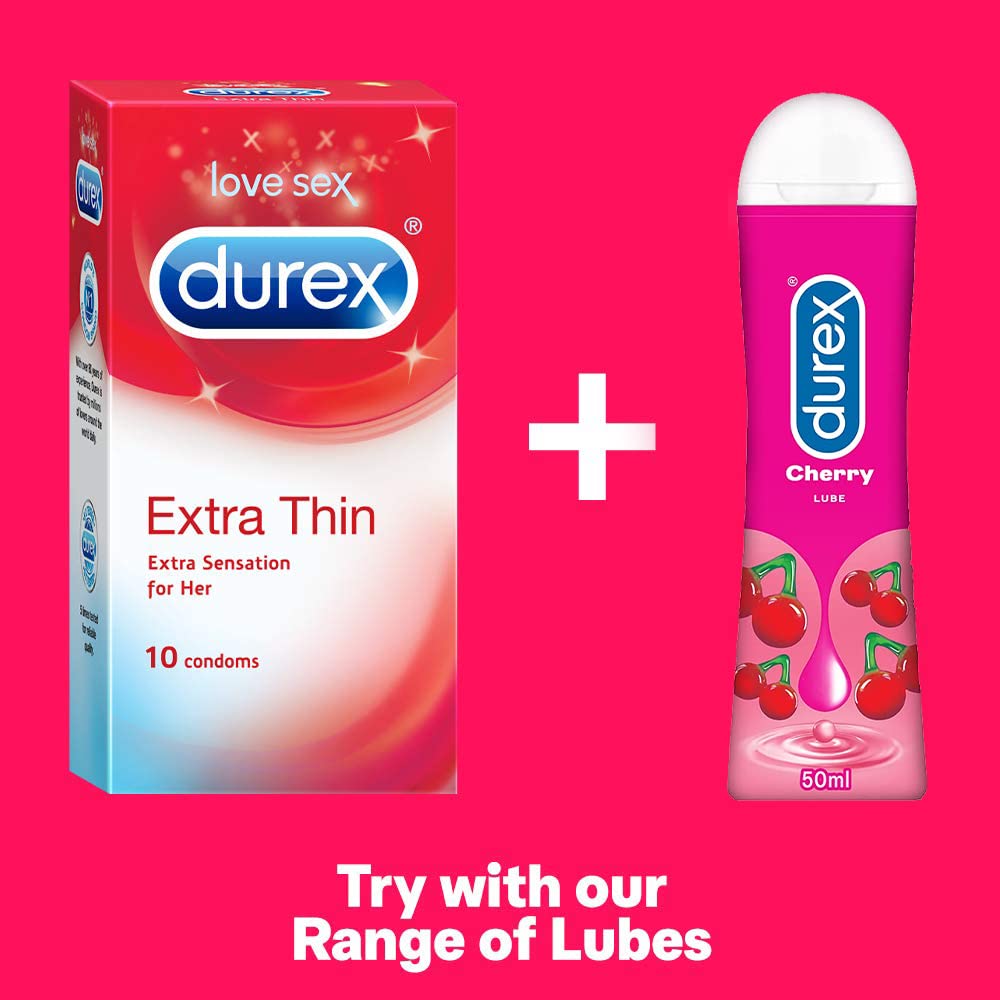 Durex Extra Thin Condoms for Men - (10 Pieces)