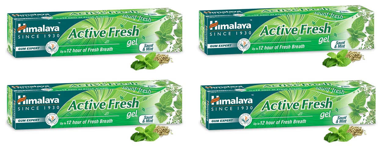 Himalaya Active Fresh Gel (80gm each) - Pack of 4, Himalaya Active Fresh Gel 