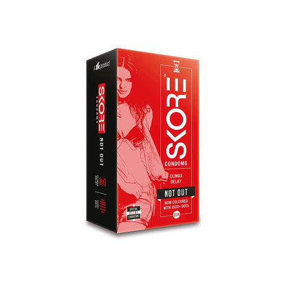 Skore Notout Climax Delay Condoms - 20 Pieces