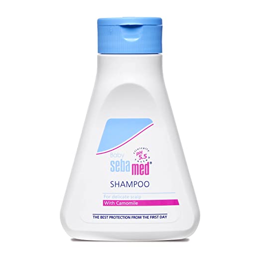 Sebamed Baby Shampoo |Ph 5.5| Camomile | Natural moisturisers | No tears formula |For delicate scalp- 150ML - Caresupp.in