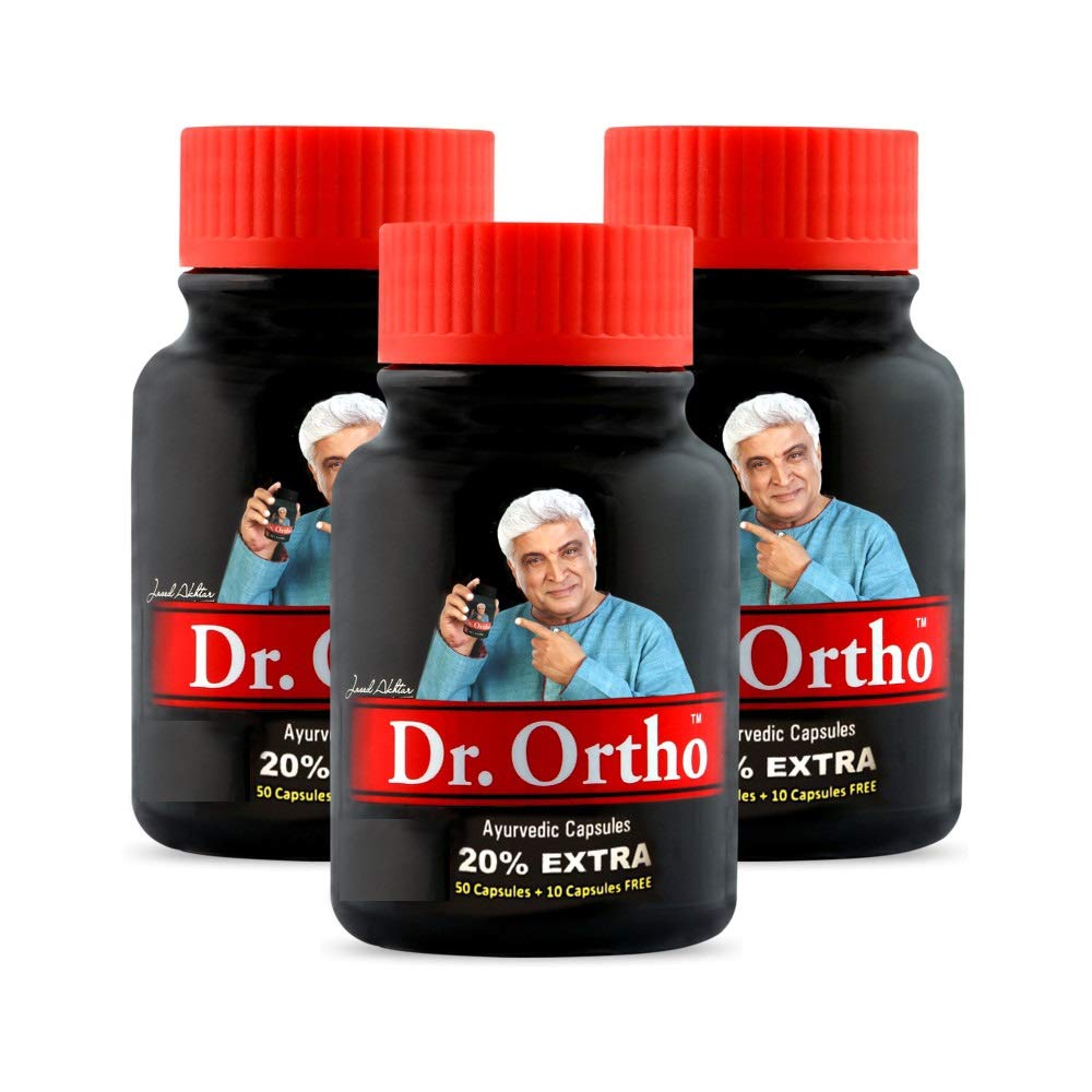 Dr Ortho - Ayurvedic Capsules - 60 capsules (Pack of 3), Dr Ortho - Ayurvedic Capsules - 60 capsules (Pack of 3)