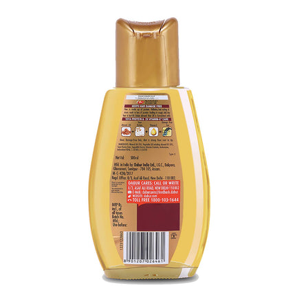 Dabur Almond Hair Oil - with Almond, Vitamin E and Soya Protein - 500ml