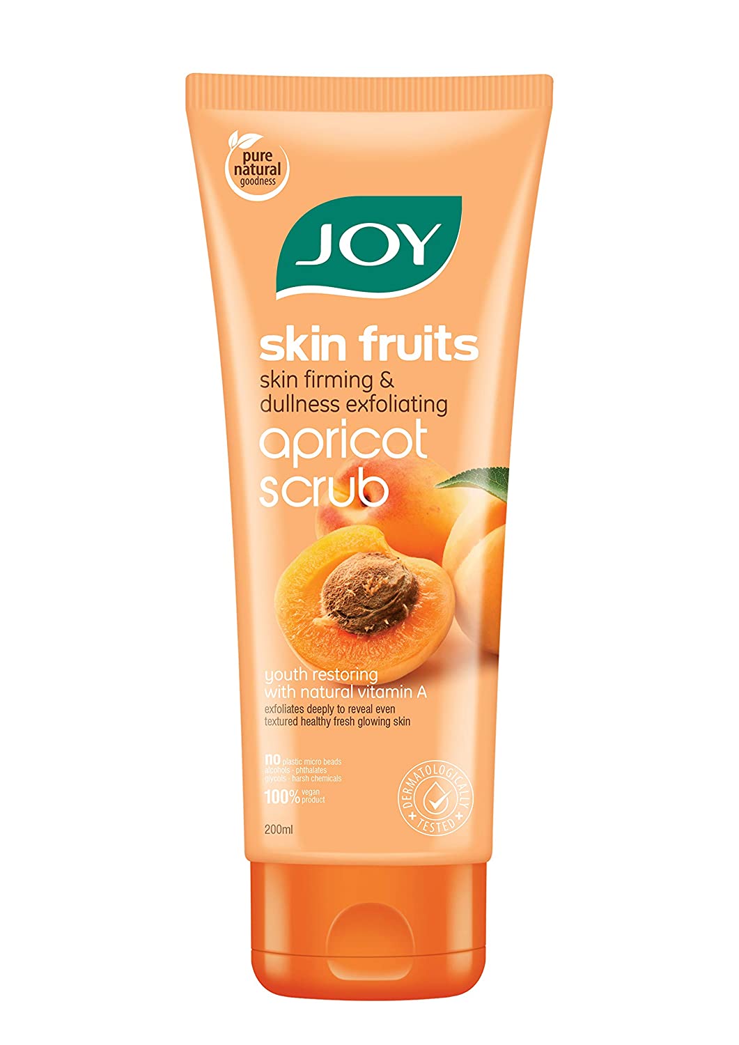 Joy Skin Fruits Apricot Scrub (200ml), joy scrub