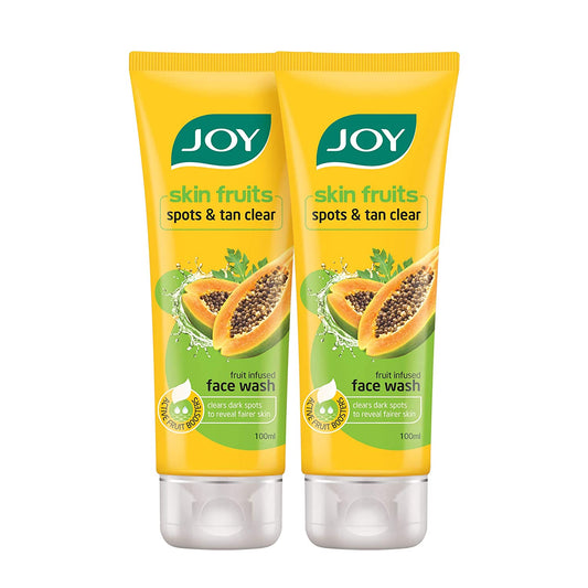 Joy Papaya 100ml Face Wash (100ml each) - Pack of 2, face wash, joy papaya face wash