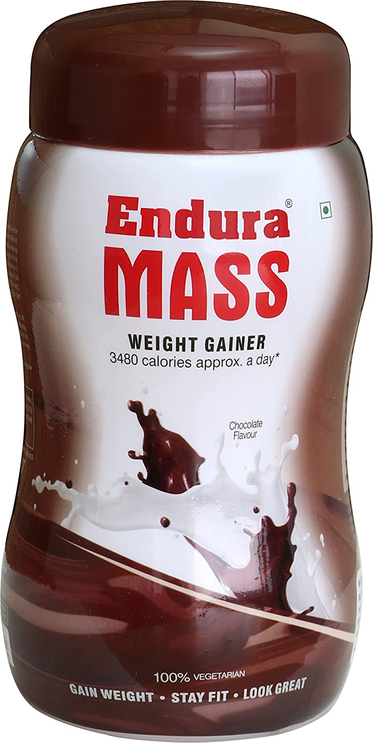 Endura Mass Weight Gainer Chocolate Protein Powder - 500gm