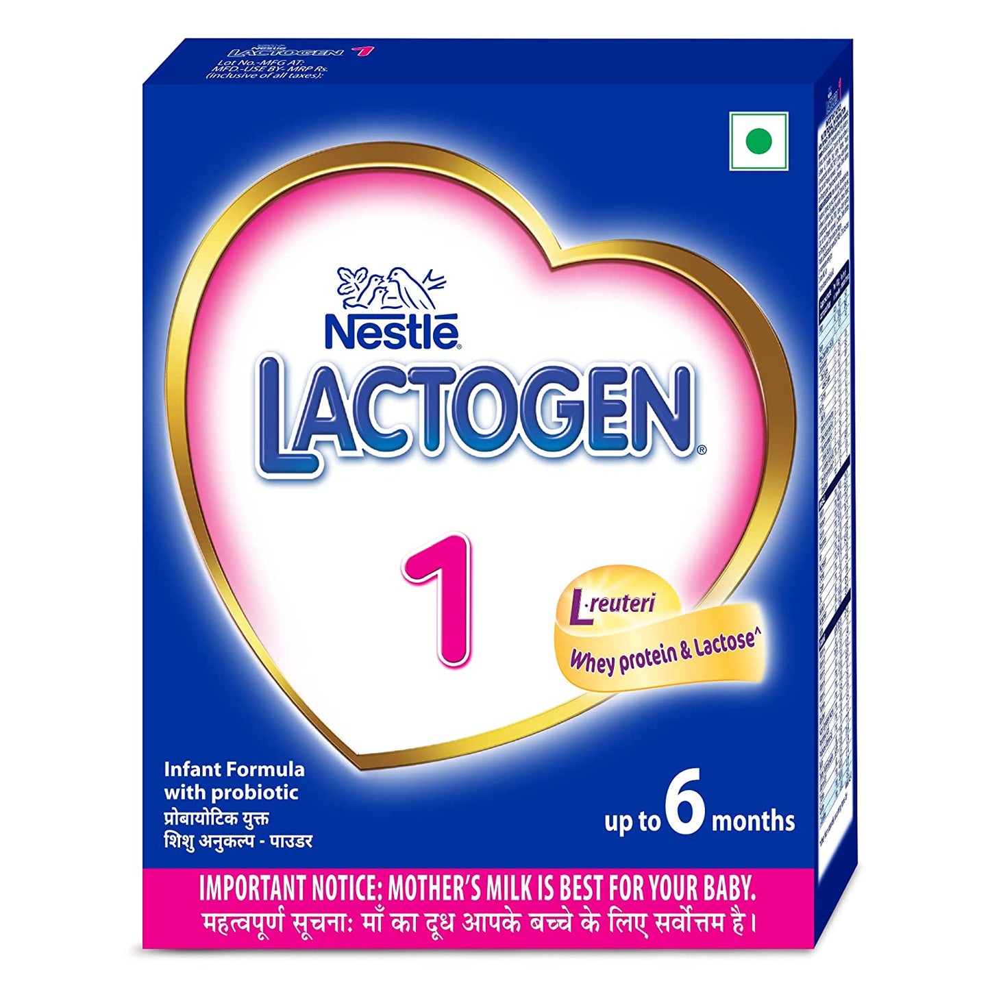 Nestle Lactogen Infant Formula Stage 1 (Upto 6 months) Powder - 400g