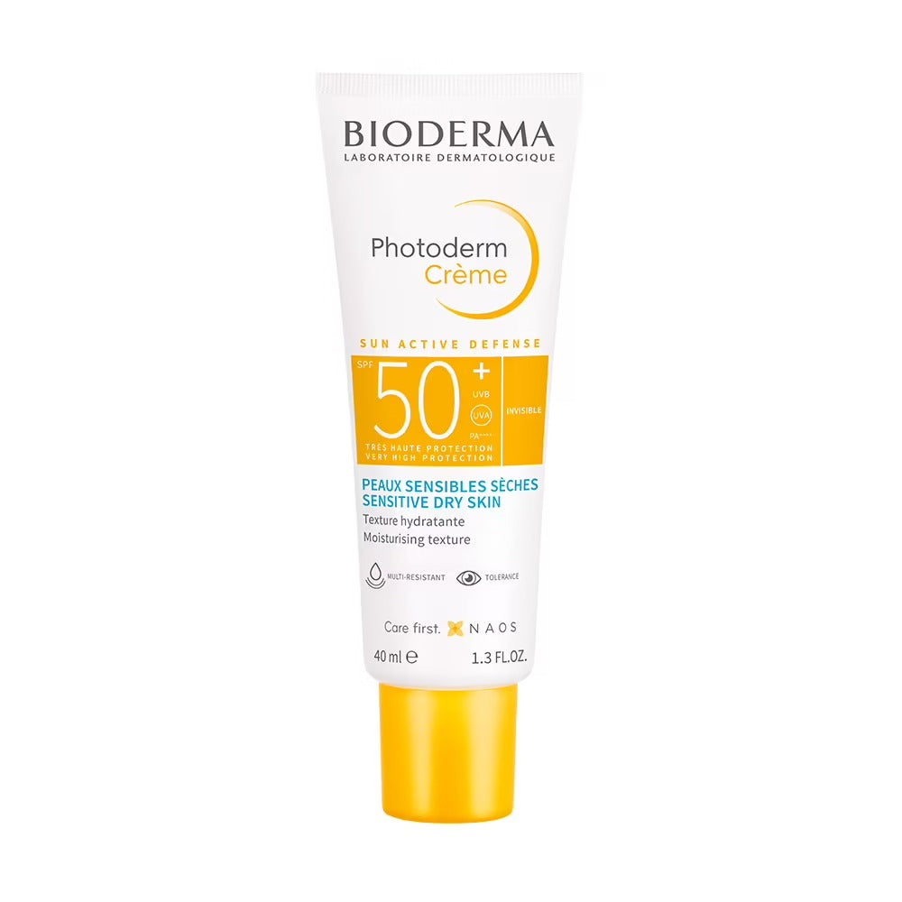 Products Bioderma Photoderm Sunscreen Cream SPF 50+ Normal To Dry Sensitive Skin - 40ml,bioderma photoderm sunscreen cream spf 50+ transparent