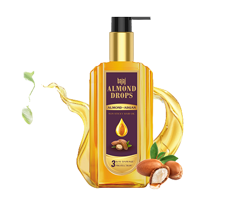Bajaj Almond hair serum - 50ml,bajaj almond drops hair serum bajaj almond hair serum benefits bajaj almond hair serum how to use