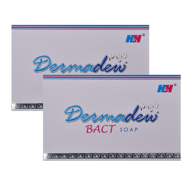 Dermadew Bact (75gm each) - Pack of 2,Dermadew Bact soap