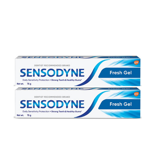 Sensodyne Fresh Gel Toothpaste for Sensitive Teeth (75gm each) - Pack of 2