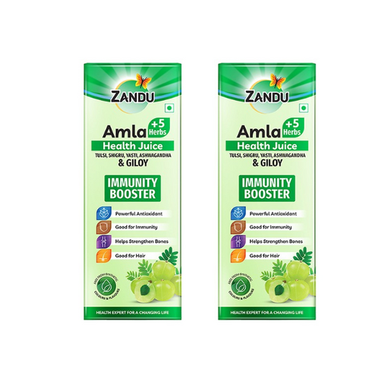 Zandu Amla Immunity Booster Health Juice (500ml each) - Pack of 2 - Caresupp.in