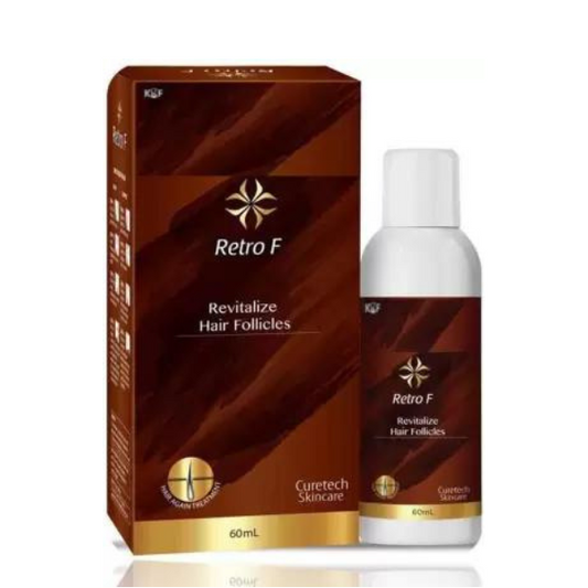 Buy Online Retro F Hair Solution For Hair Loss - 60ml at best price in India