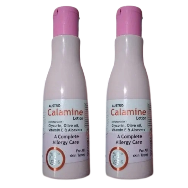 Austro Calamine Lotion a Complete Allergy care (100ml each) - Pack of 2
