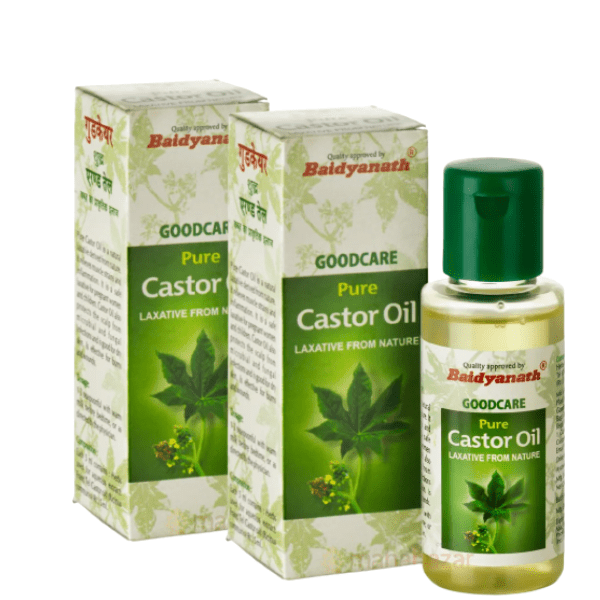 Baidyanath Goodcare Oil Castor Oil (100ml each) - Pack of 2