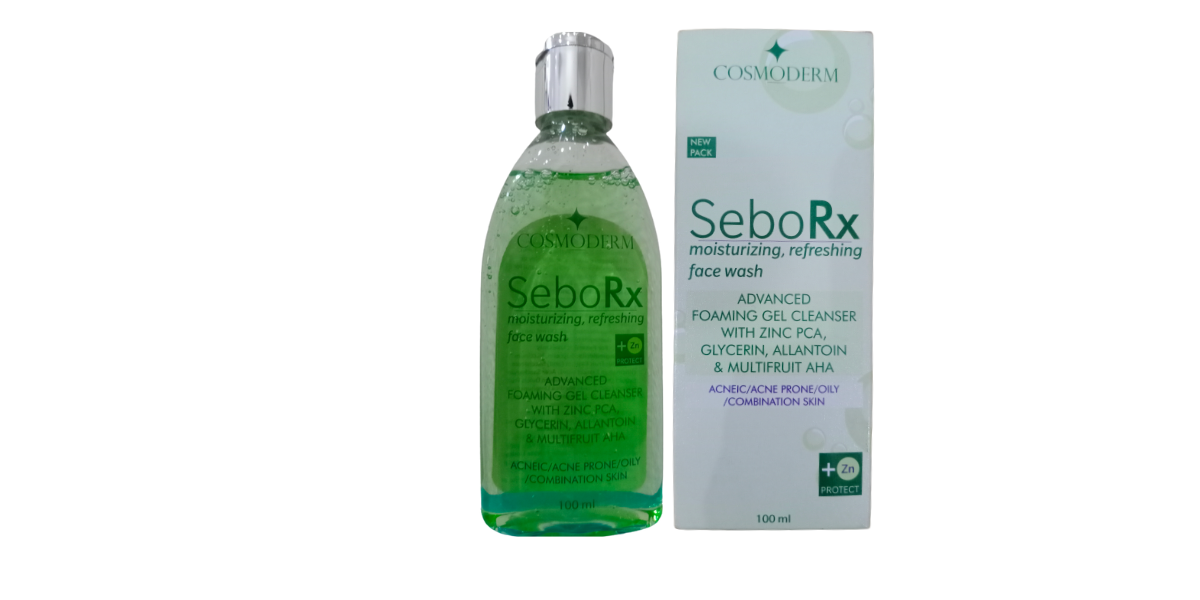 Sebo Rx Face Wash by Cosmoderm India - For Acne and Excess Oil on Skin - 100ml (1-UNIT )