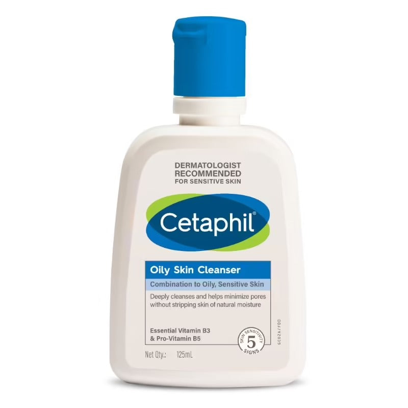 Cetaphil Oily Skin Cleanser - 125ml,Cetaphil Oily Skin Cleanser ,Cetaphil Oily Skin Cleanser  for oily skin,Cetaphil Oily Skin Cleanser  for sensitive skin