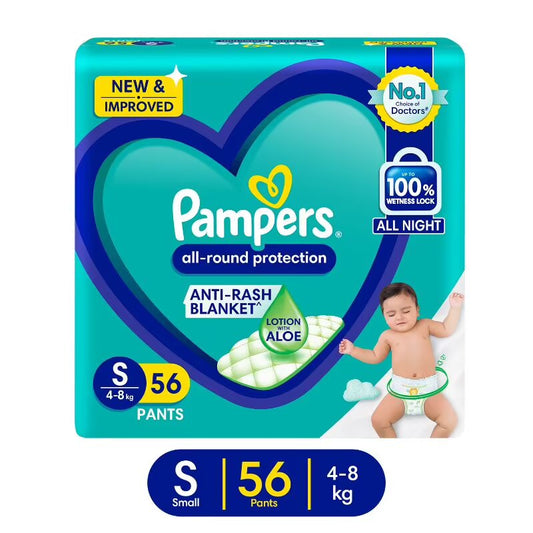 Pampers Diaper Pants (S)- (56 Pieces)