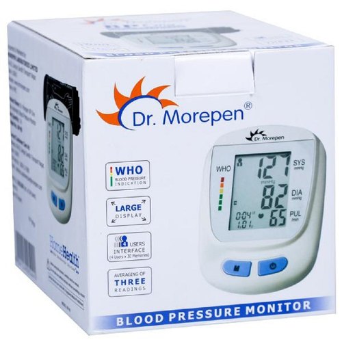 Dr Morepen Digital Blood Pressure Monitor BP-09, Dr Morepen Digital Blood Pressure Monitor 