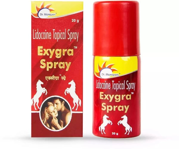 Exygra Spray Lidocaine Topical Spray 20GM, Exygra Spray Lidocaine Topical Spray