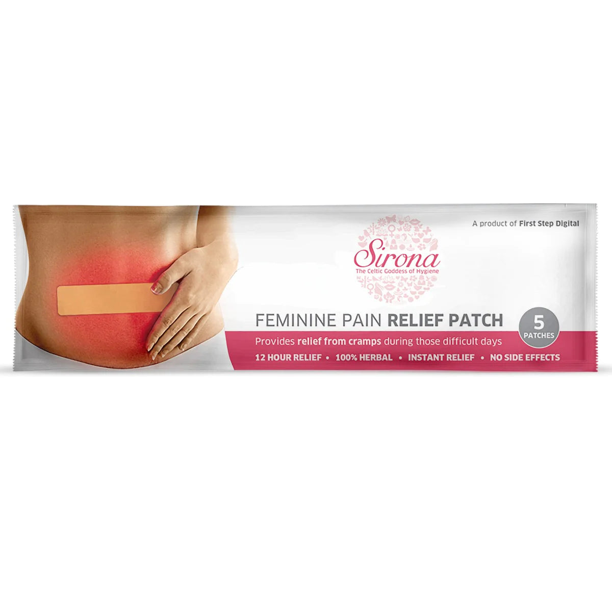 Sirona Feminine Pain Relief Patch (1 Packet of 5 patches)