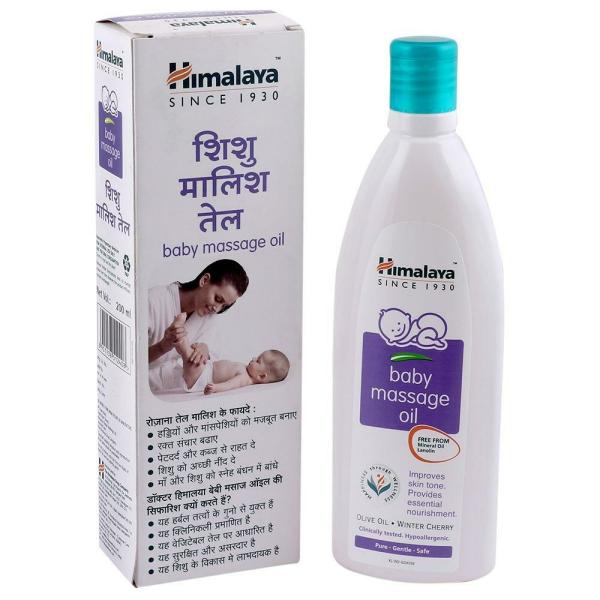 Himalaya Baby Massage Oil - 200ML, Himalaya Baby Massage Oil 