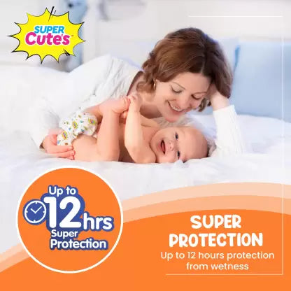 Super Cute's Wonder Pullups Soft Feel Diaper Pant with Super Absorbent & Leak Lock Technology (M) - (102 Pieces)