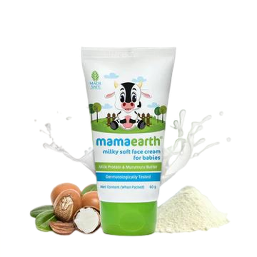 Mamaearth Cream Babies milk soft cream 60g, best face cream for babies, baby cream , Mamaearth Babies milk soft cream  benefits, Mamaearth Babies milk soft cream  ingredients