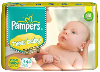 buy Pampers Active Baby Diapers - New Born (144 Pieces)